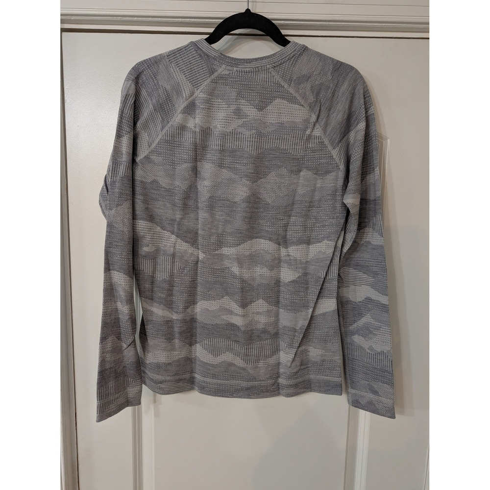 Smartwool Classic Thermal Merino Wool Base Layer Top Grey large gorpcore outdoor - Picture 5 of 7